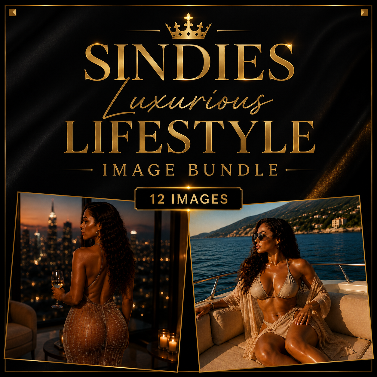 Sindie's Luxurious Lifestyle – 12 Image Bundle